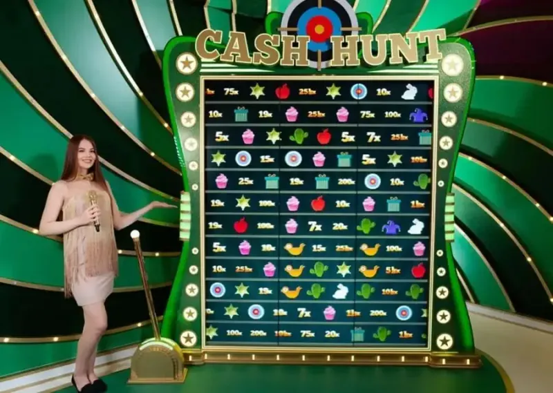 Crazy Time four interactive bonus rounds: Pachinko, Cash Hunt, Coin Flip, and Crazy Time