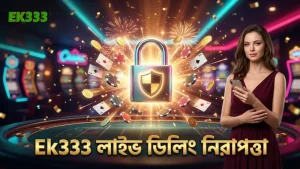 লাইভ ডিলিং ভিডিও প্রমাণ ও Ek333-র নিরাপত্তা বৈশিষ্ট্য