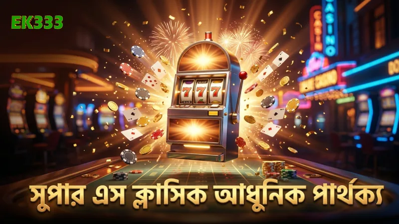সুপার এস: ক্লাসিক বনাম আধুনিক স্লট ভার্সনের তুলনা 1 সুপার এস ক্লাসিক ও আধুনিক স্লটের স্পষ্ট পার্থক্য ব্যাখ্যা করে